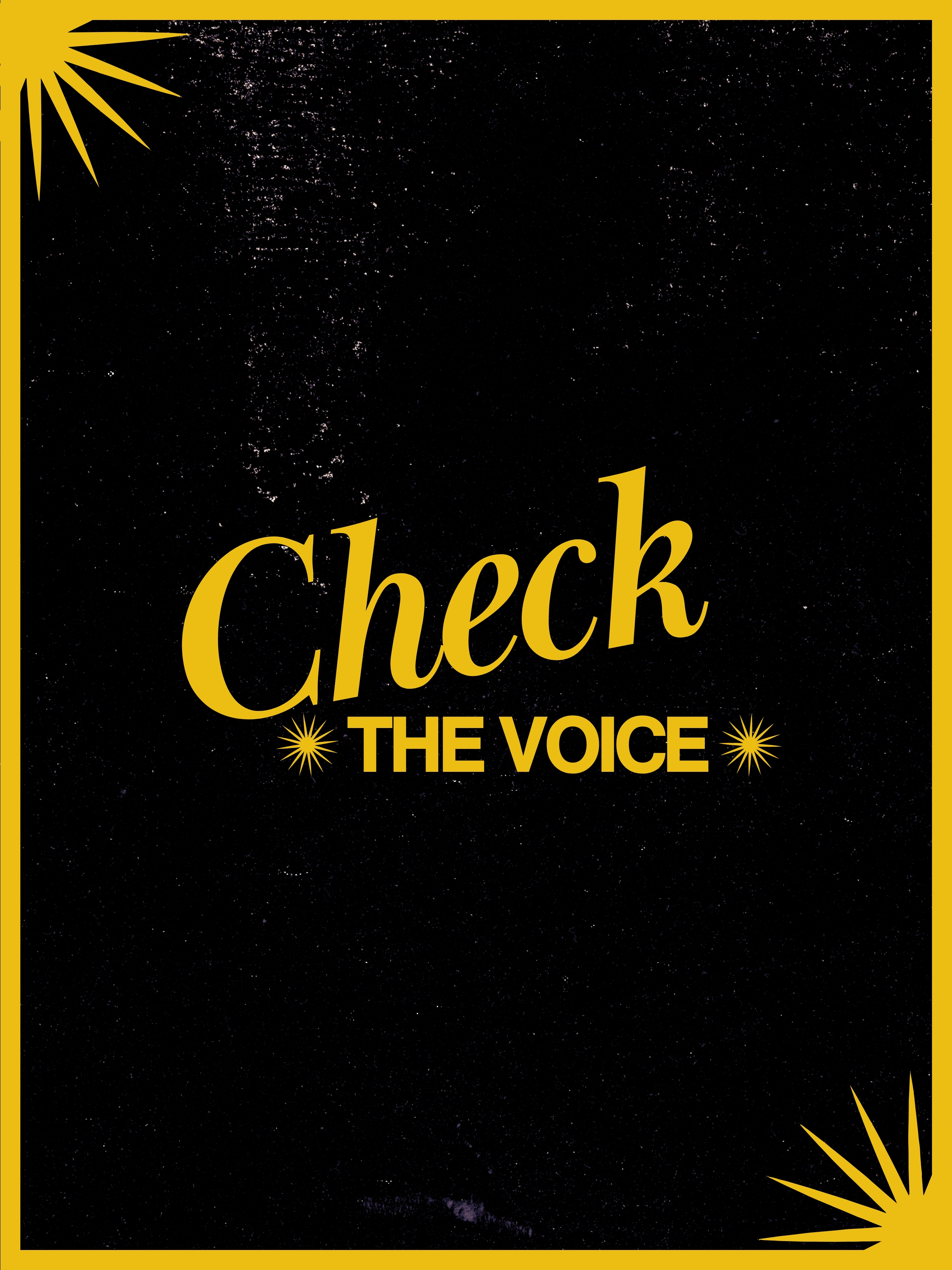 Cover for Check The Voice