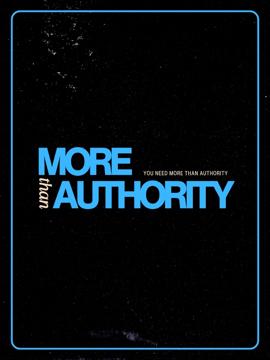 Cover for More Than Authority
